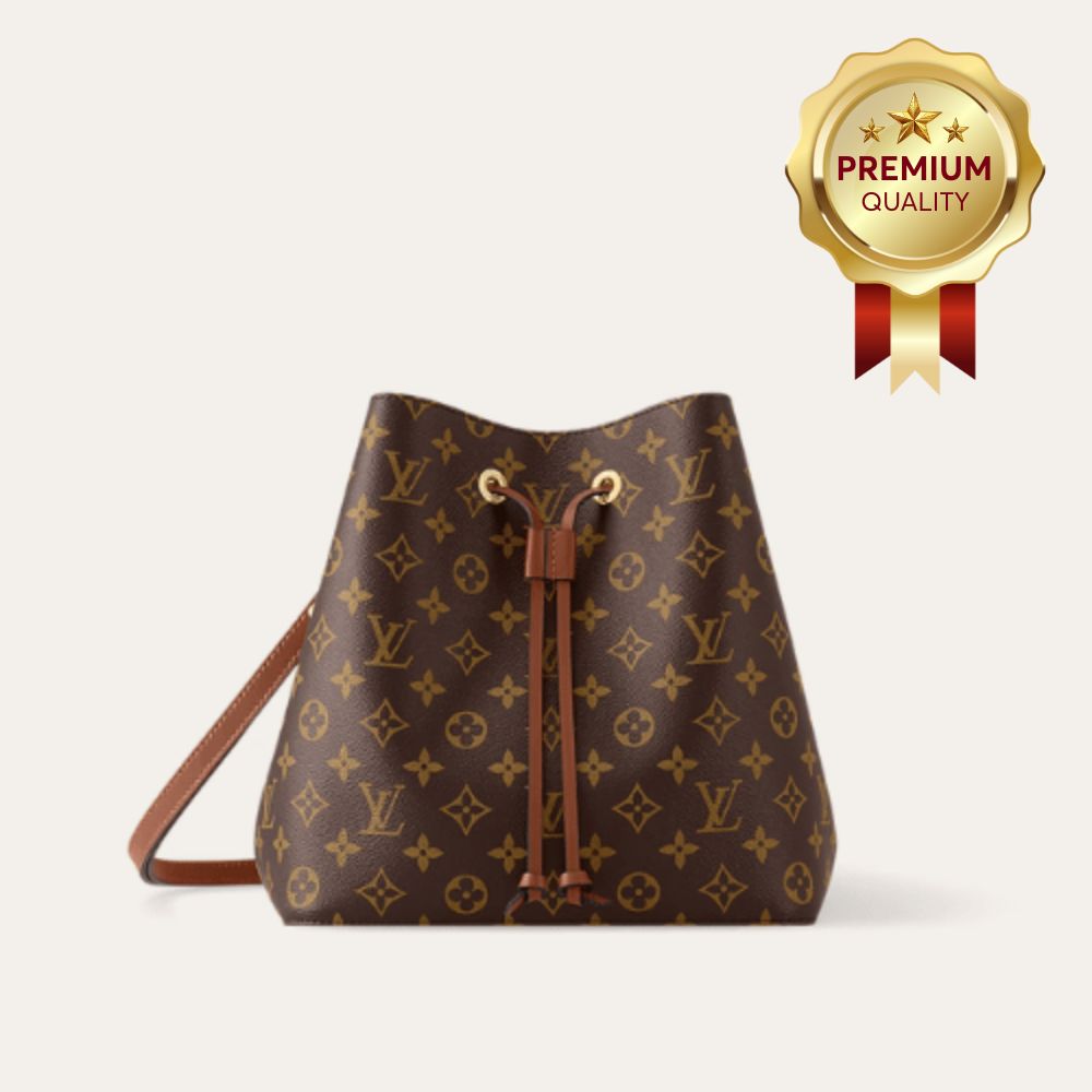 [Premium Quality] – Louis Vuitton Néonoé MM Monogram  Caramel Brown 10.2 Inches M44887