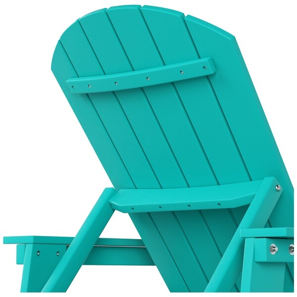 Polytrends Altura Poly EcoFriendly All Weather Reclining Chaise Lounge with Arms