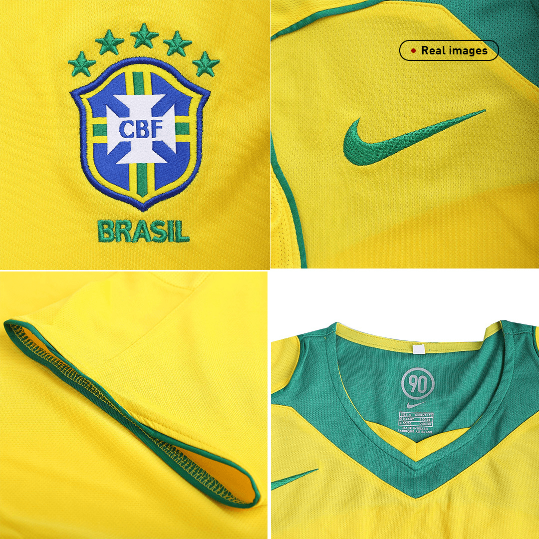 Retro Soccer Jersey Brazil Home 2004