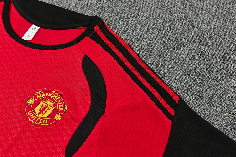 Man Utd 26/27 Short Sleeves Training Suit-Red 5