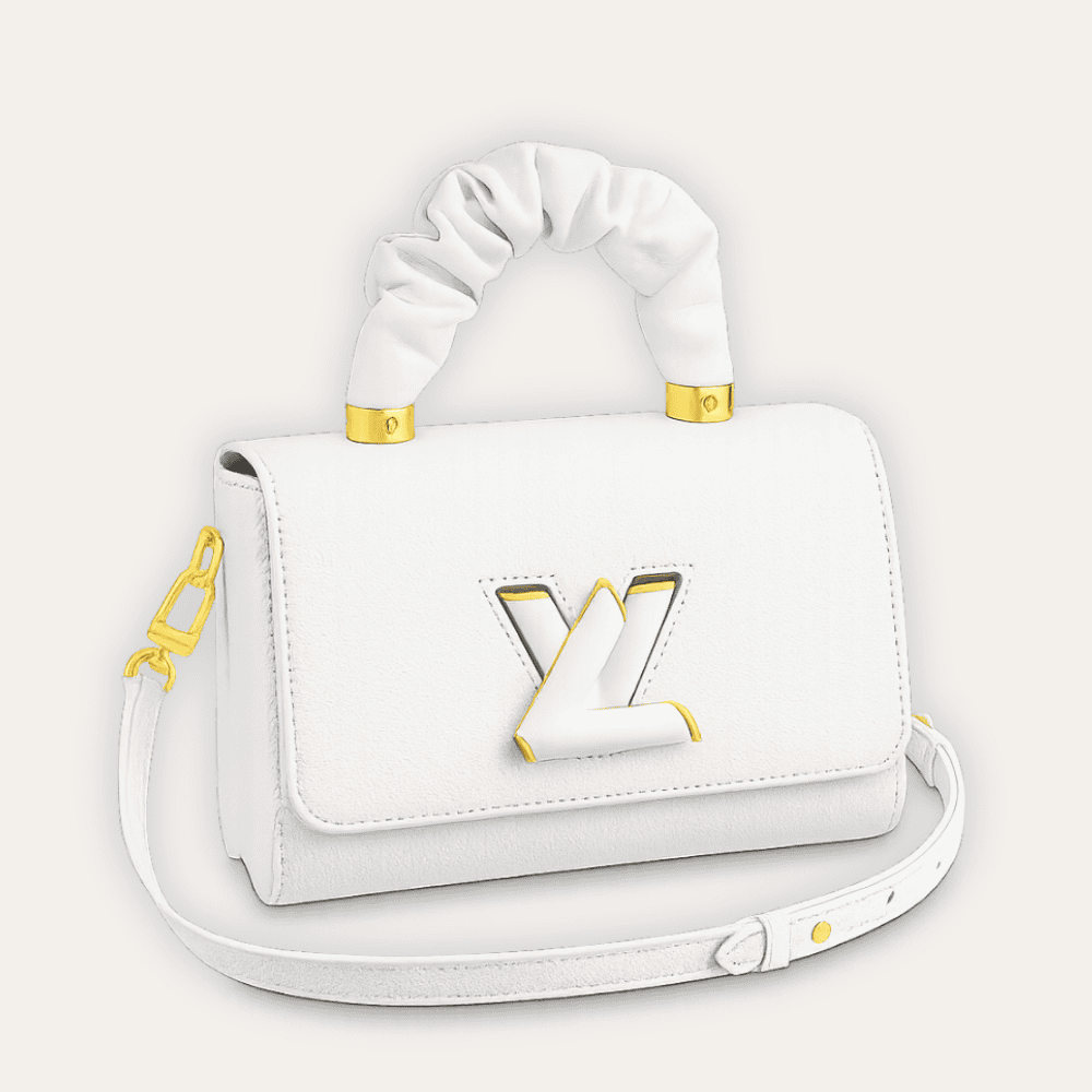 Louis Vuitton Twist PM White Gold 9.0 Inches