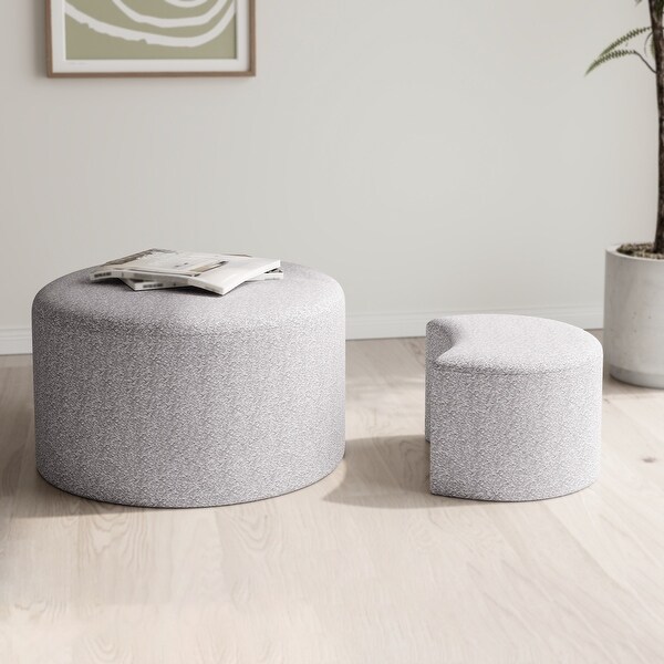 Upholstered Nesting Coffee Tables (Set of 2)