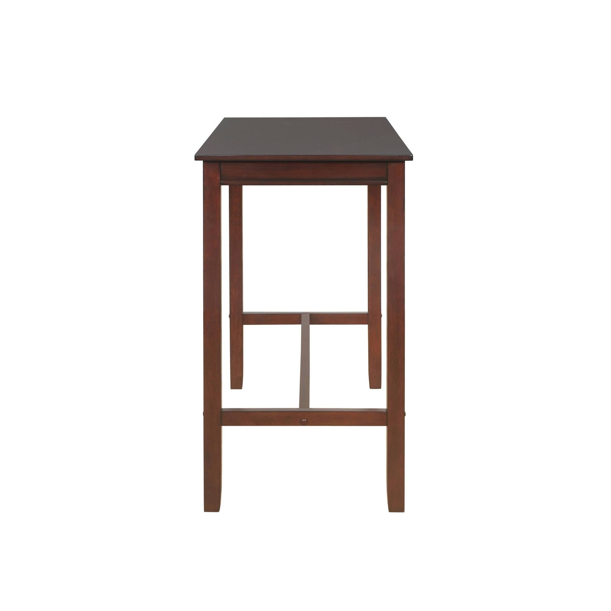Linon Claridge Pub Bar Table, Brown