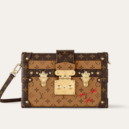 Louis Vuitton Petite Malle Monogram Reverse 7.9 Inches