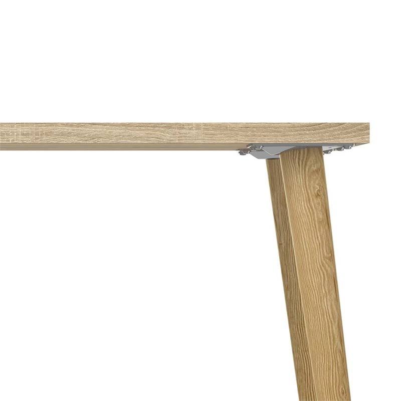 Tvilum 7545049 Diana 2-Drawer L-Shaped Desk, Beige