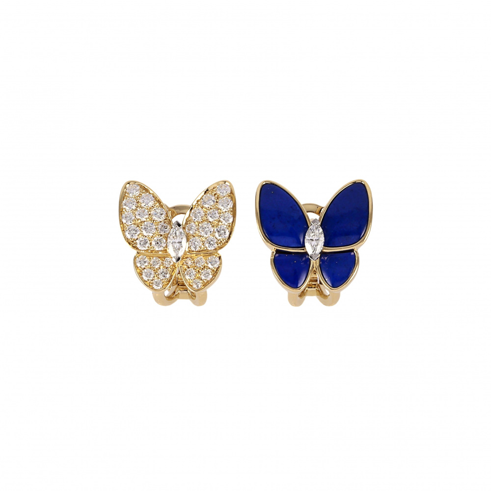 Van Cleef & Arpels De Papillon Earrings 18K Yellow Gold VCARP3DO00