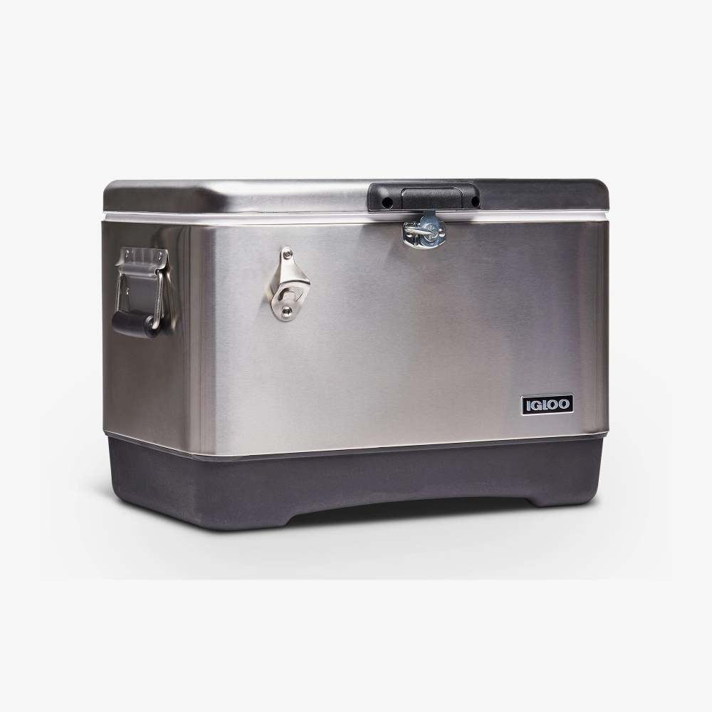 Igloo Classic Legacy 54 Hard Cooler Stainless Steel 54qt;