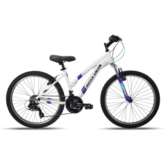 24″RTT Womens 21-Speed Mountain Bike, Aluminum Frame, Trigger Shift, White