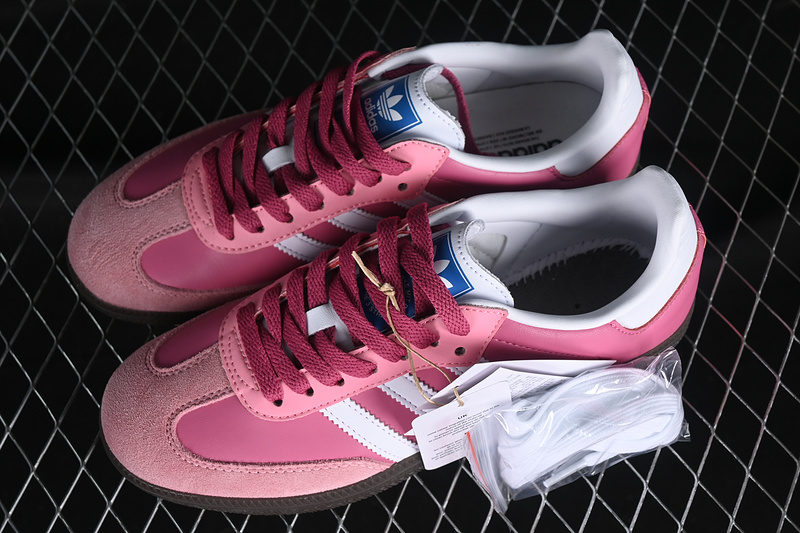 Adidas Samba Vegan Og White/Pink/Black B75806
