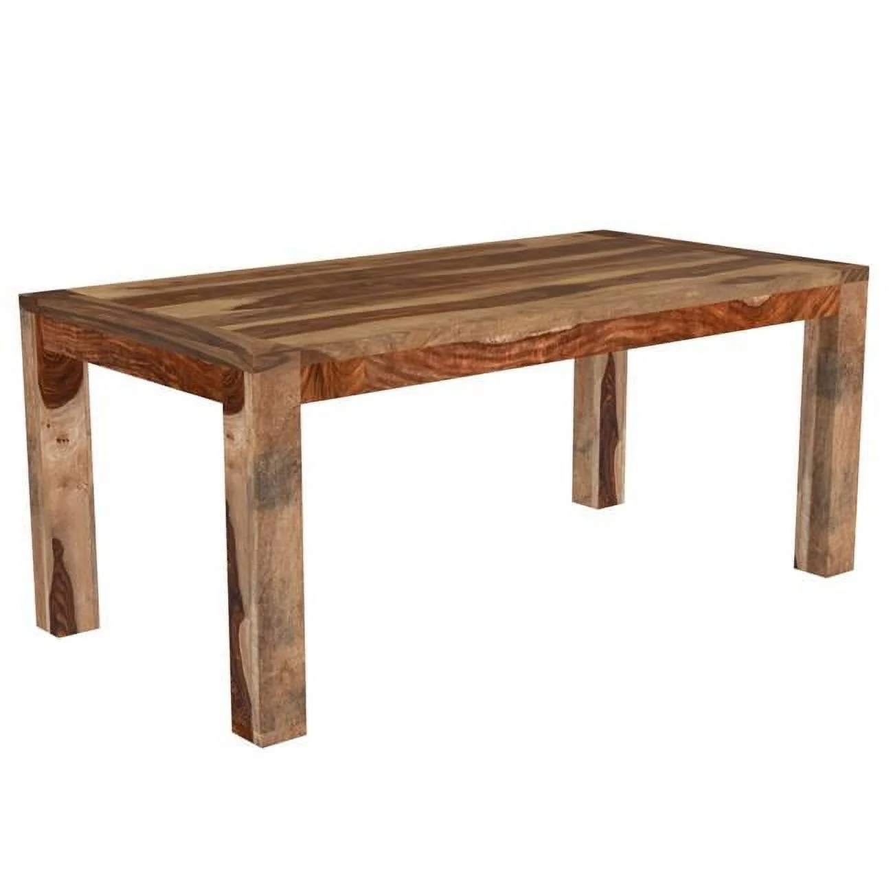 WHI 201-381DSH 69.75 x 36 x 30 in. Krish Rectangular Dining Table in Dark Sheesham