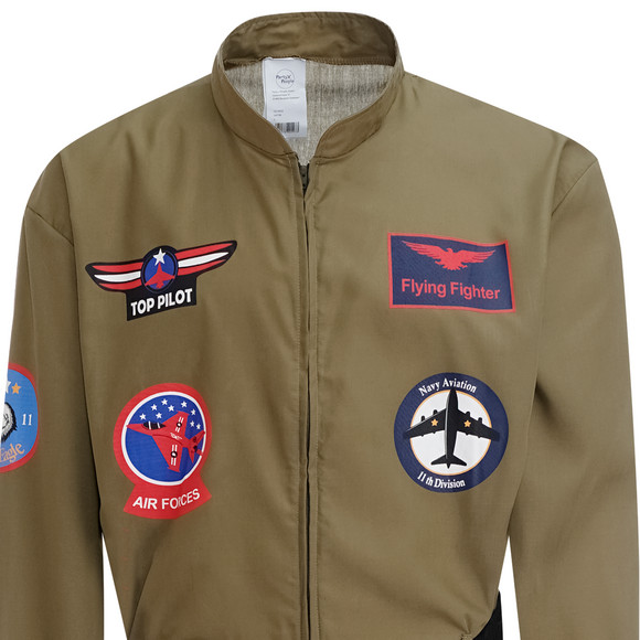 VanVaan Herren Kostüm Pilot mit Gürtel