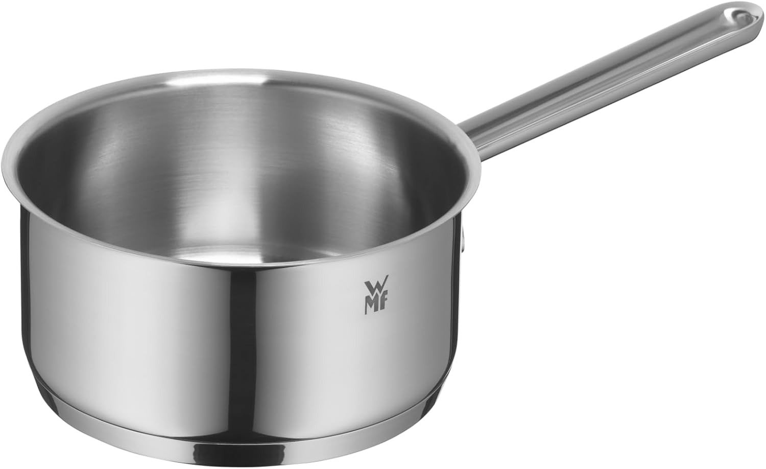 5-Piece Stainless Steel Cookware Set Silver Polished Induction Compatible Oven Dishwasher Safe