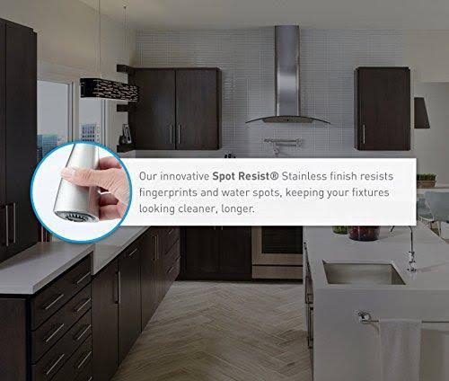 Moen Camerist Spot Resist Stainless One-Handle Kitchen Faucet 7840SRS