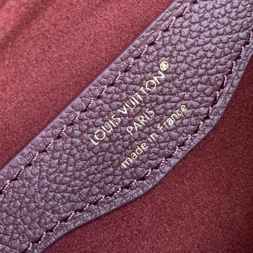 [Premium Quality] – Louis Vuitton Boulogne PM Red 11.4 Inches M25827