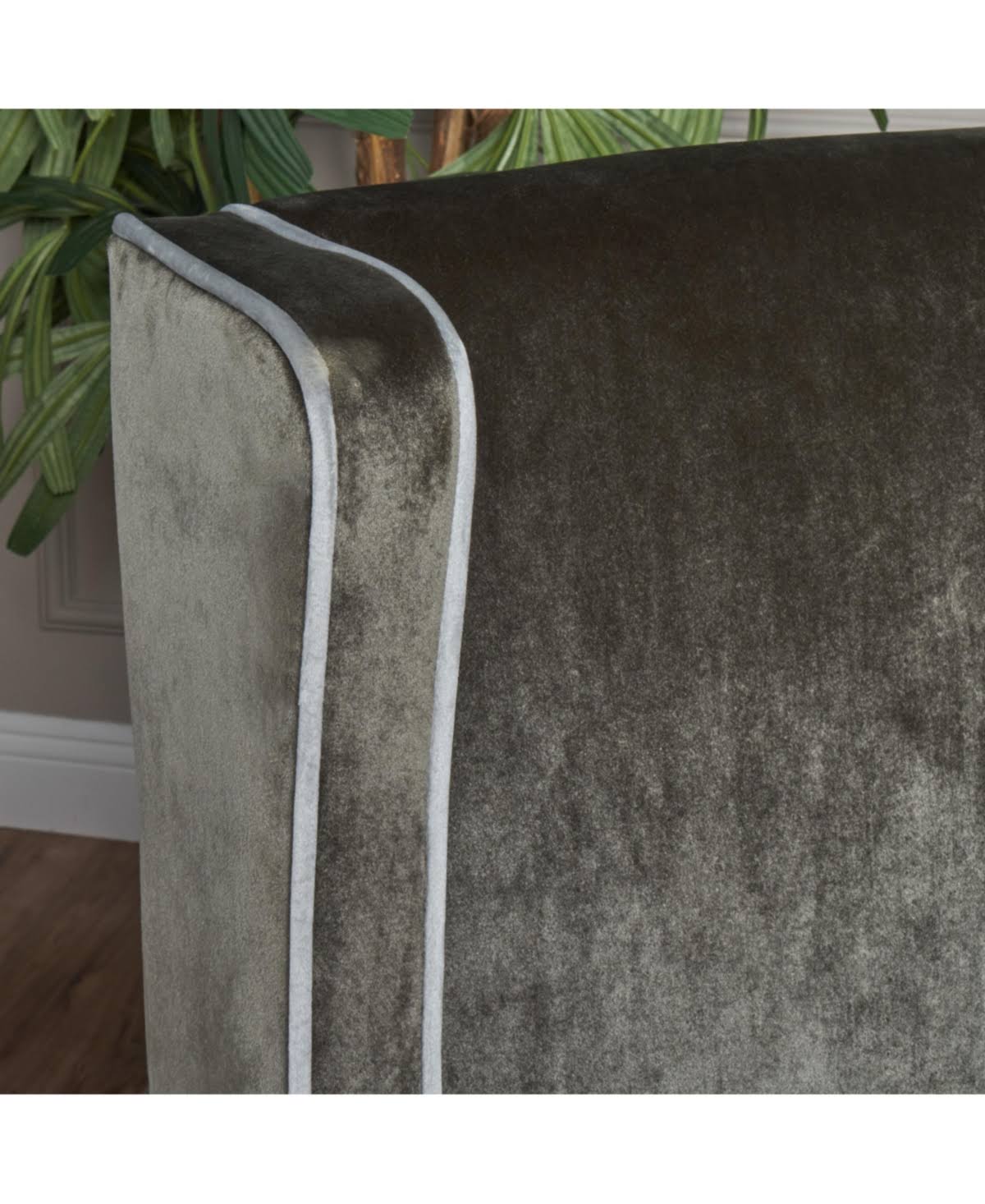 Noble House Velvet Eddison Club Chair