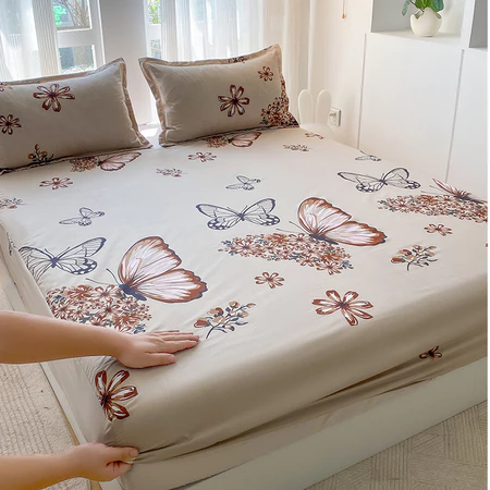NEW Waterproof Mattress Protector Cotton Bedsheet Queen/King/Single Size Sarung Tilam Kalis Air