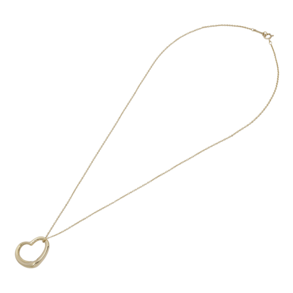 Tiffany & Co. Open Heart Necklace 18K Yellow Gold
