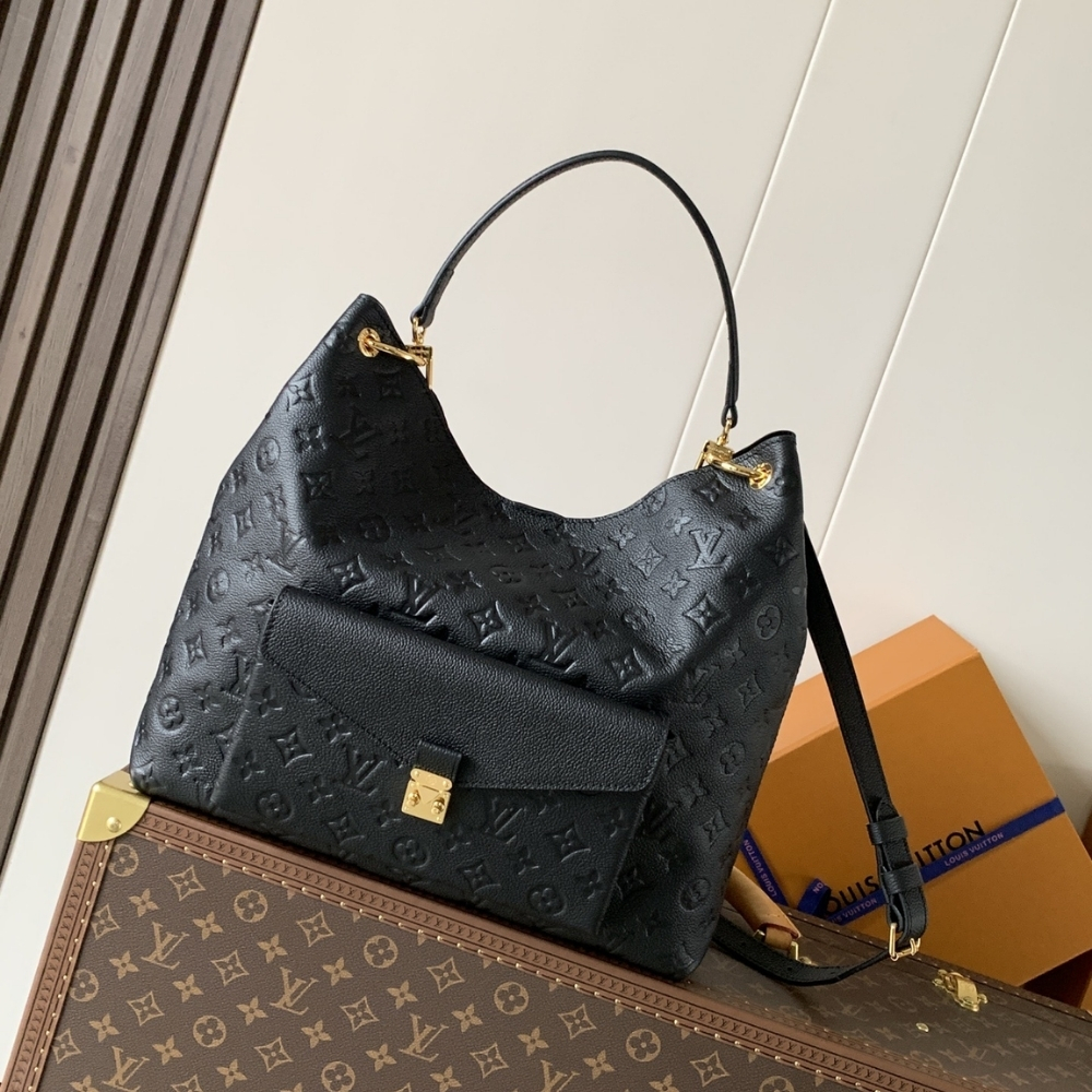 Louis Vuitton Hobo Métis Black 13.8 Inches M27189