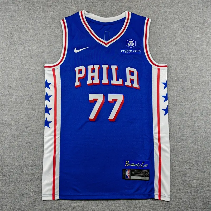 Philadelphia 76ers Blue V #77