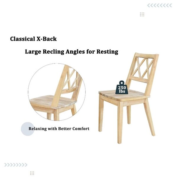 5Piece Extendable Round Dining Table Set with 15.7