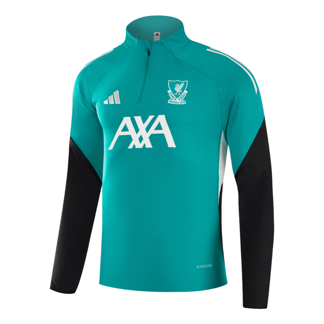 Liverpool 1/4 Zip Tracksuit 2025/26 Kids Green