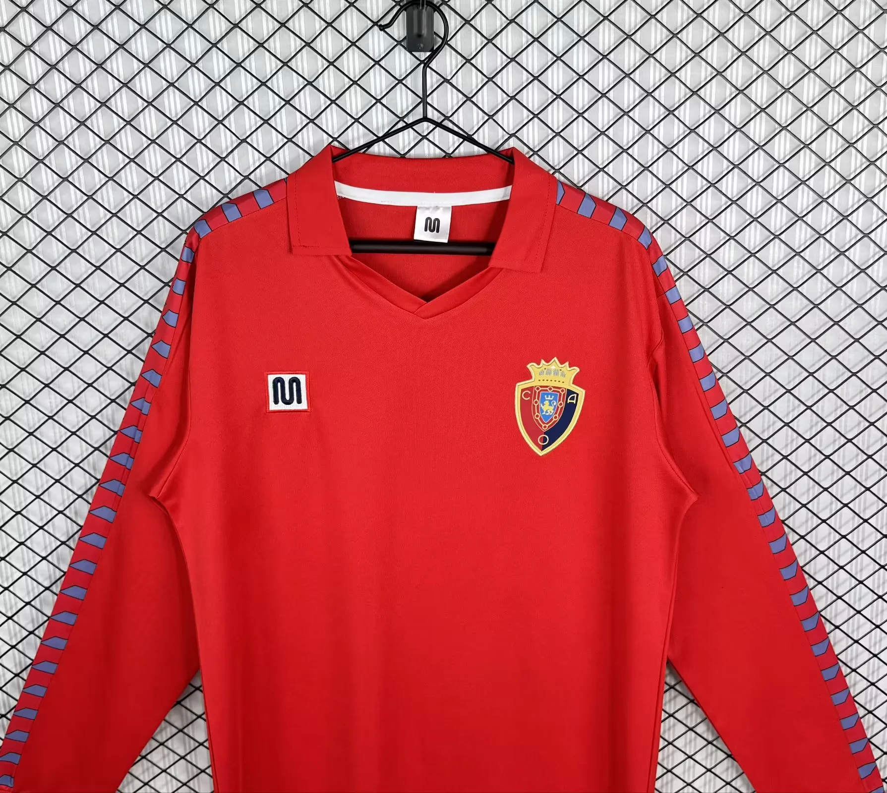 Retro 83/84 Osasuna Home Jersey Long Sleeves S-XXL