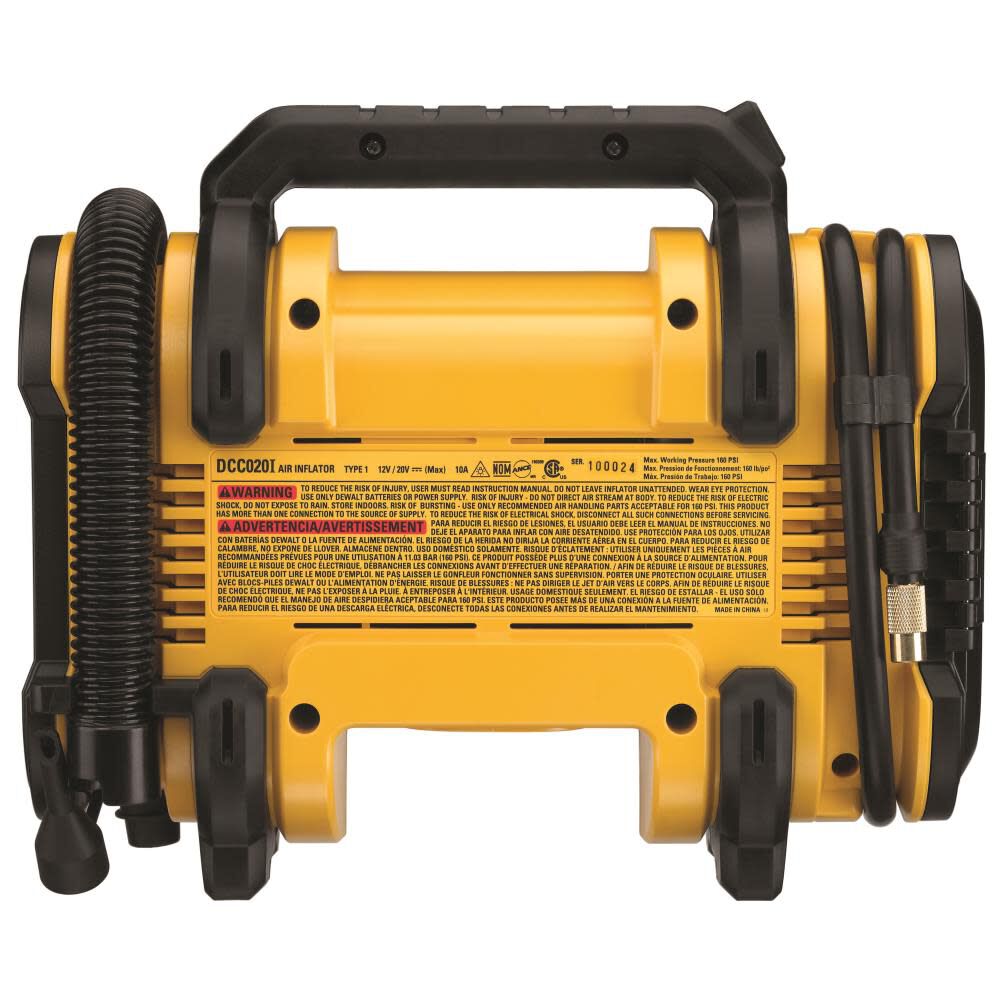 20V MAX Inflator Bare DCC020IB from