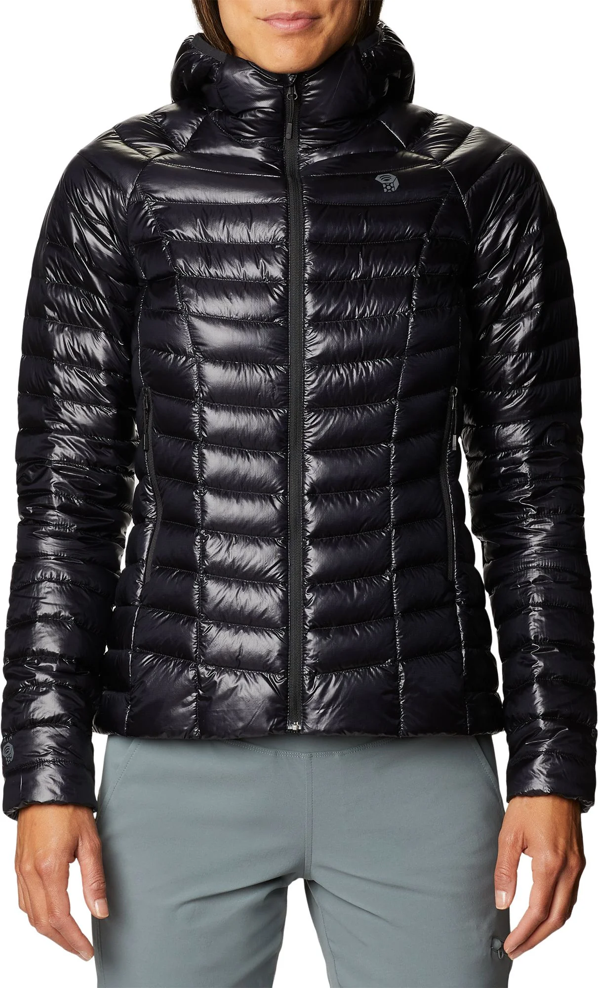 Mountain Hardwear Women's Ghost Whisperer/2 Hooded Jacket (Black, XL)
