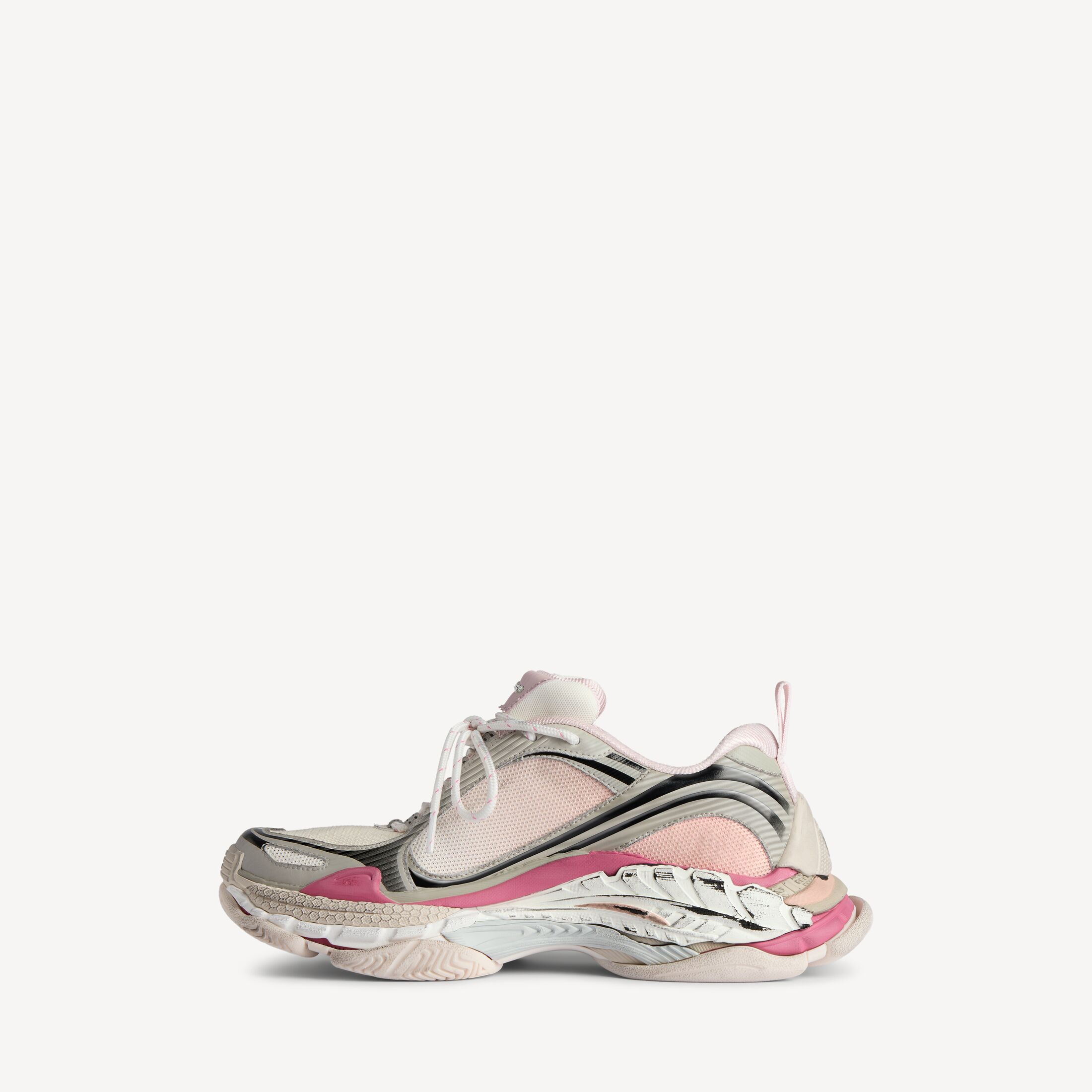 WOMEN'S TRIPLE S.2 GRADIENT SNEAKER IN PURPLE Triple S.2 Sneaker in gradient purple polyurethane and polyester