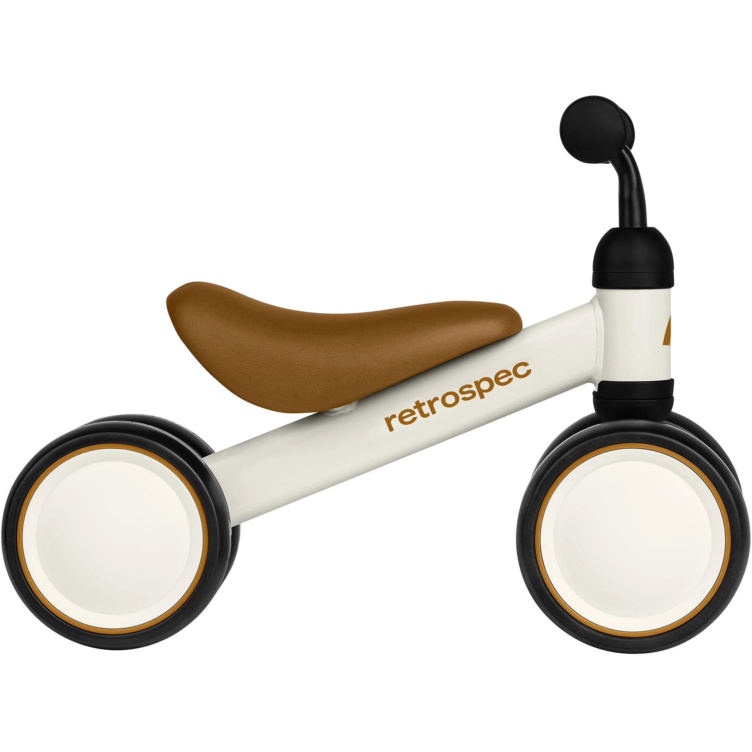 Retrospec Cricket Baby Walker Balance Bike with 4 Wheels for Ages 12-24 Months - Toddler Bicycle Toy for 1 Year OldAs - Ride on
