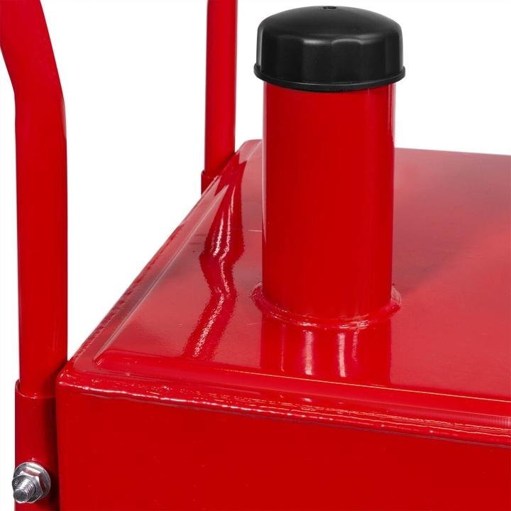 pro-30 Gallon Gas Fuel Diesel Transfer Tank Container w/ Rotary Pump Auto