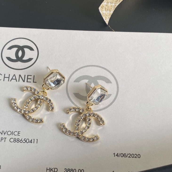 Chanel Cc Earrings