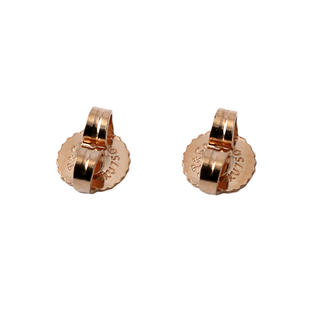 Tiffany & Co. Tiffany T Wire Hoop Earrings 18K Rose Gold 60011243