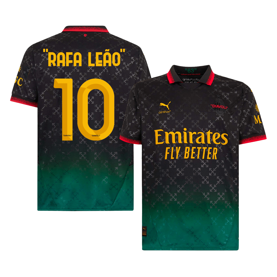 RAFA LEÃO #10 AC Milan Fourth Away Soccer Jersey