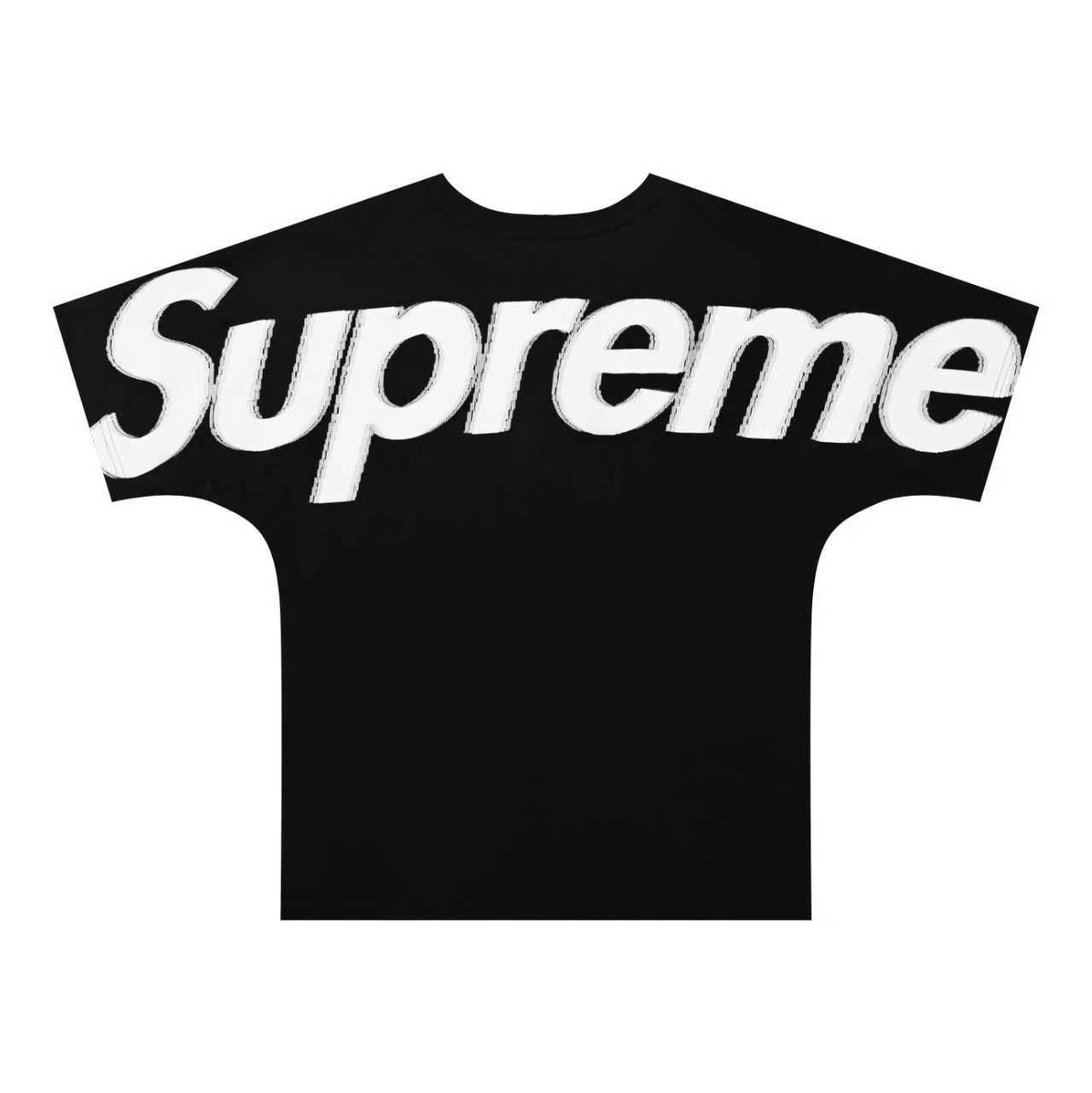 Supreme Printed couple round neck short-sleeved T-shirt - cnluxepick