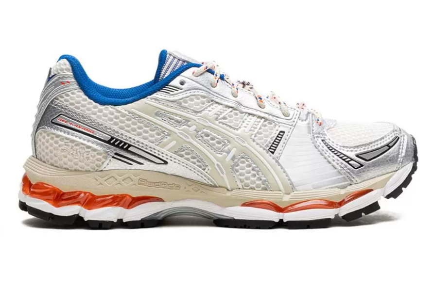 ASICS GEL-KAYANO 12.1 Running Shoes Beige/Blue/Orange