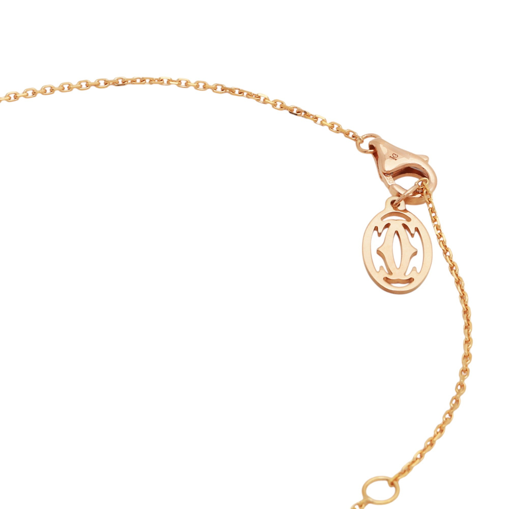 Cartier C Do Necklace 18K Rose Gold Diamond N7413300