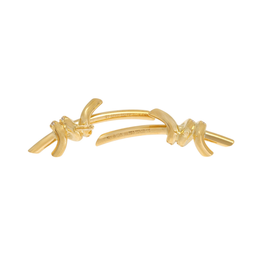 Tiffany & Co. Knot Earrings 18K Yellow Gold 69346464