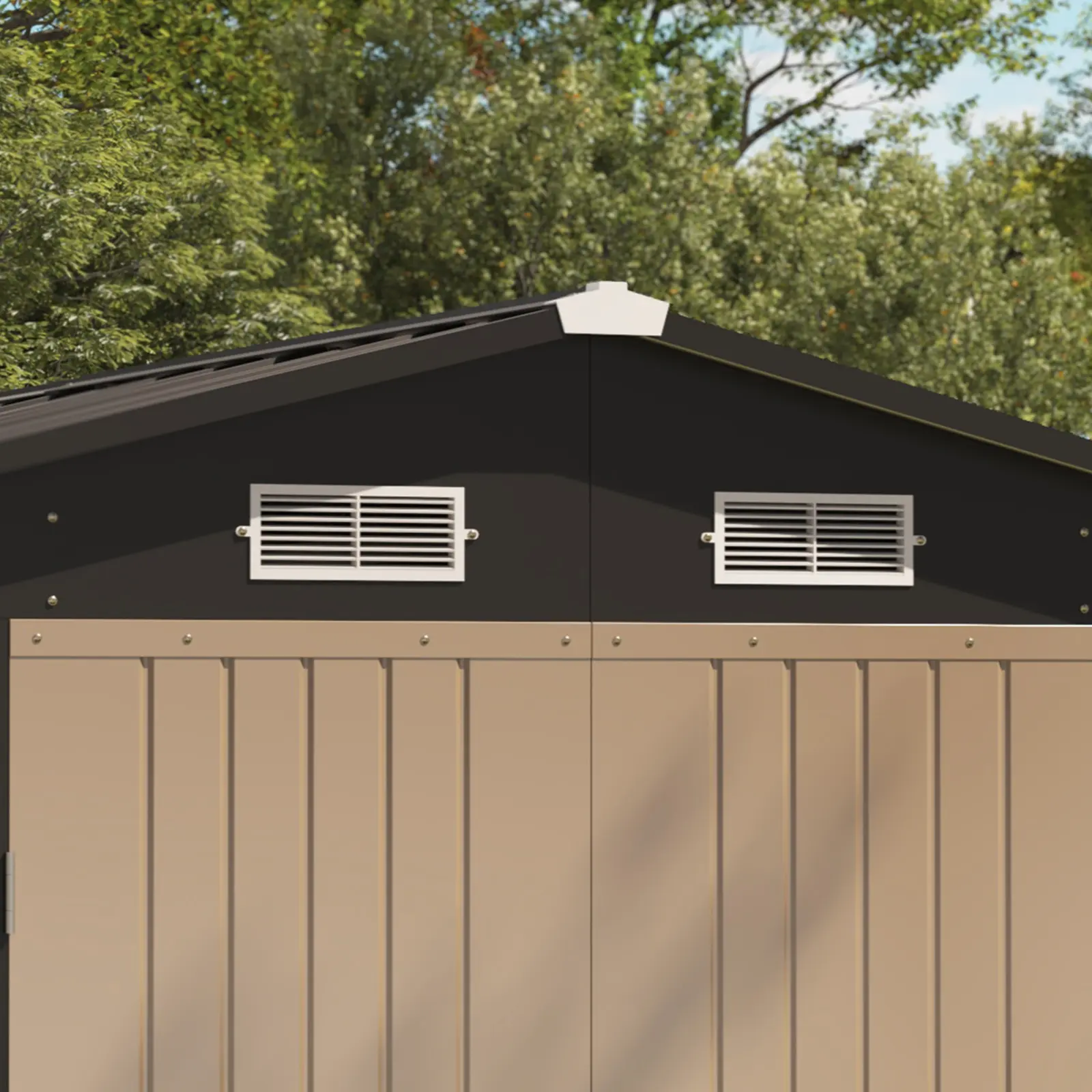 Patiolife 10x12 Metal Shed