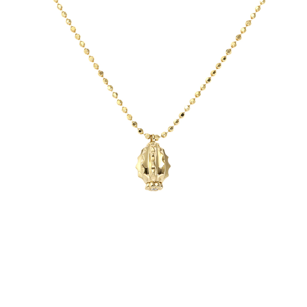 Cartier Cactus Necklace 18K Yellow Gold Diamond B7224584