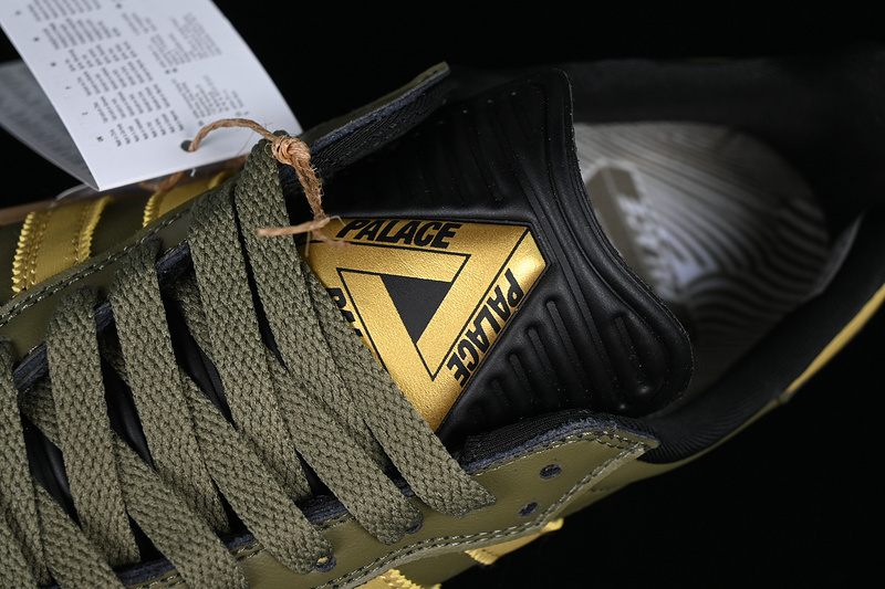 Adidas Palace X Puig Samba Focus Olive/Metallic Gold/Gum HQ6100