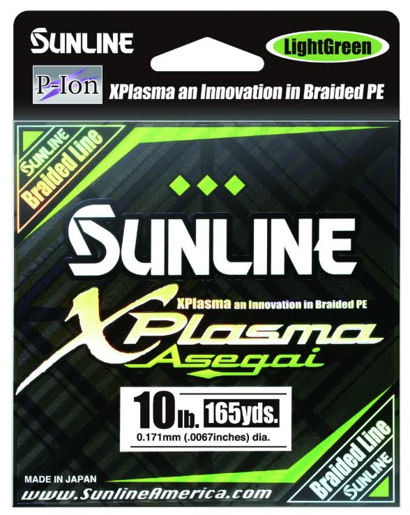Sunline Xplasma Asegai 8lb 600yd Dark Green Braided Line
