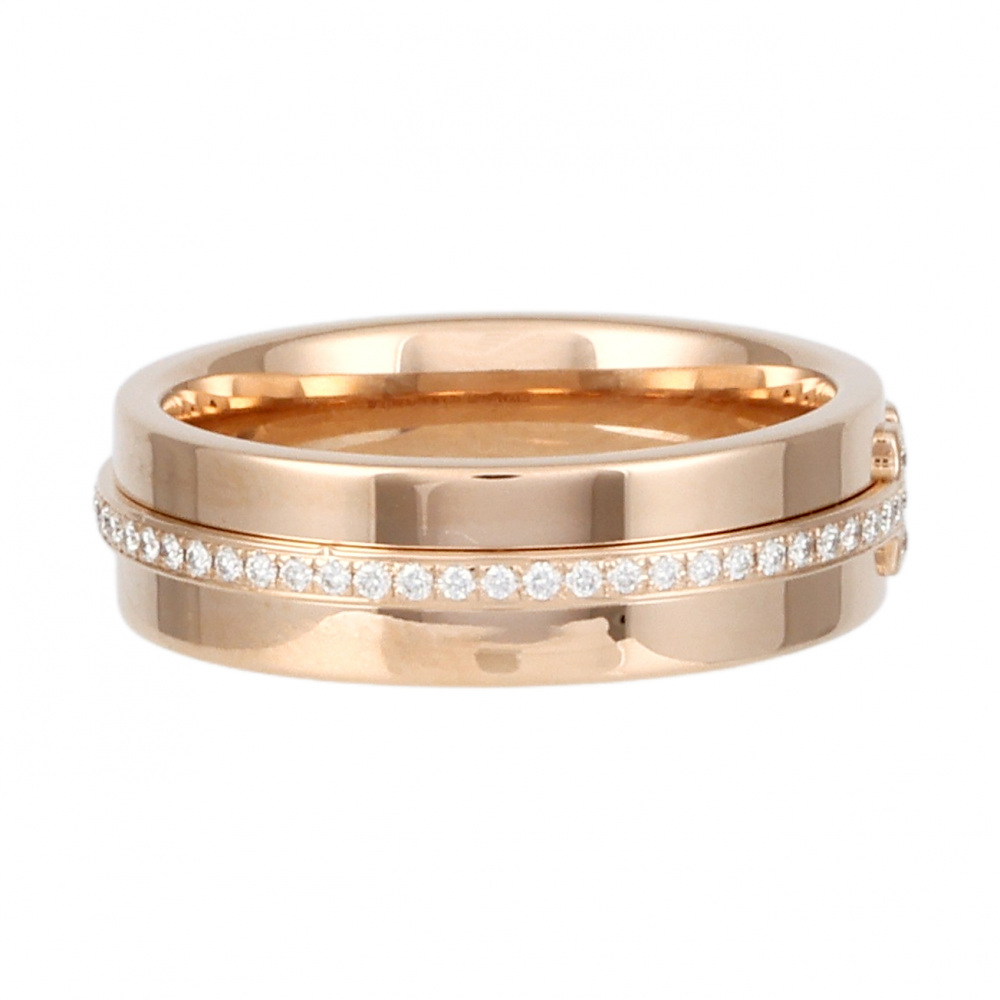Tiffany & Co. Tiffany T Narrow Ring 18K Rose Gold Diamond 60151402