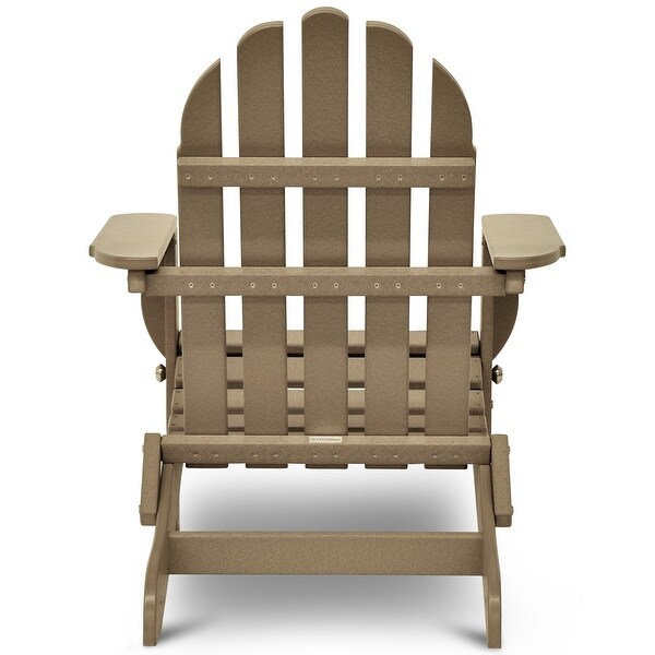 Nelson Recycled Plastic Folding Adirondack Chair by Havenside Home