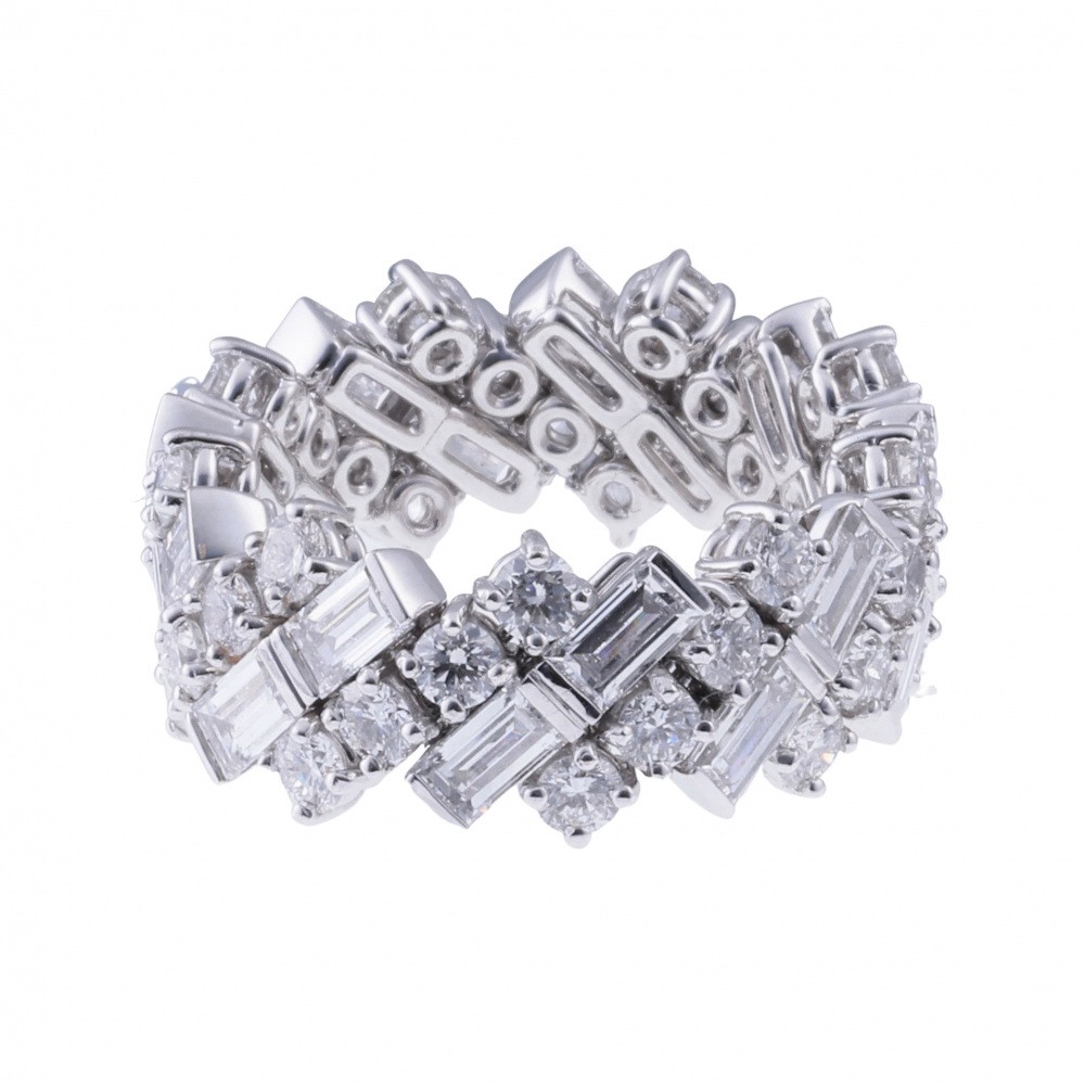 Cartier Reflection Do Wedding Ring 18K White Gold Diamond N4249900