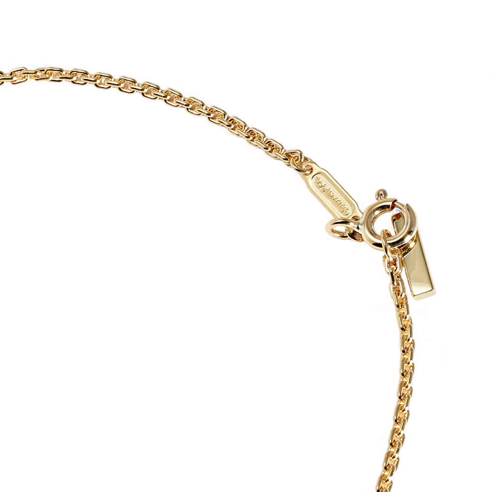 Tiffany & Co. Tiffany T One Circle Necklace 18K Yellow Gold Diamond 72154584