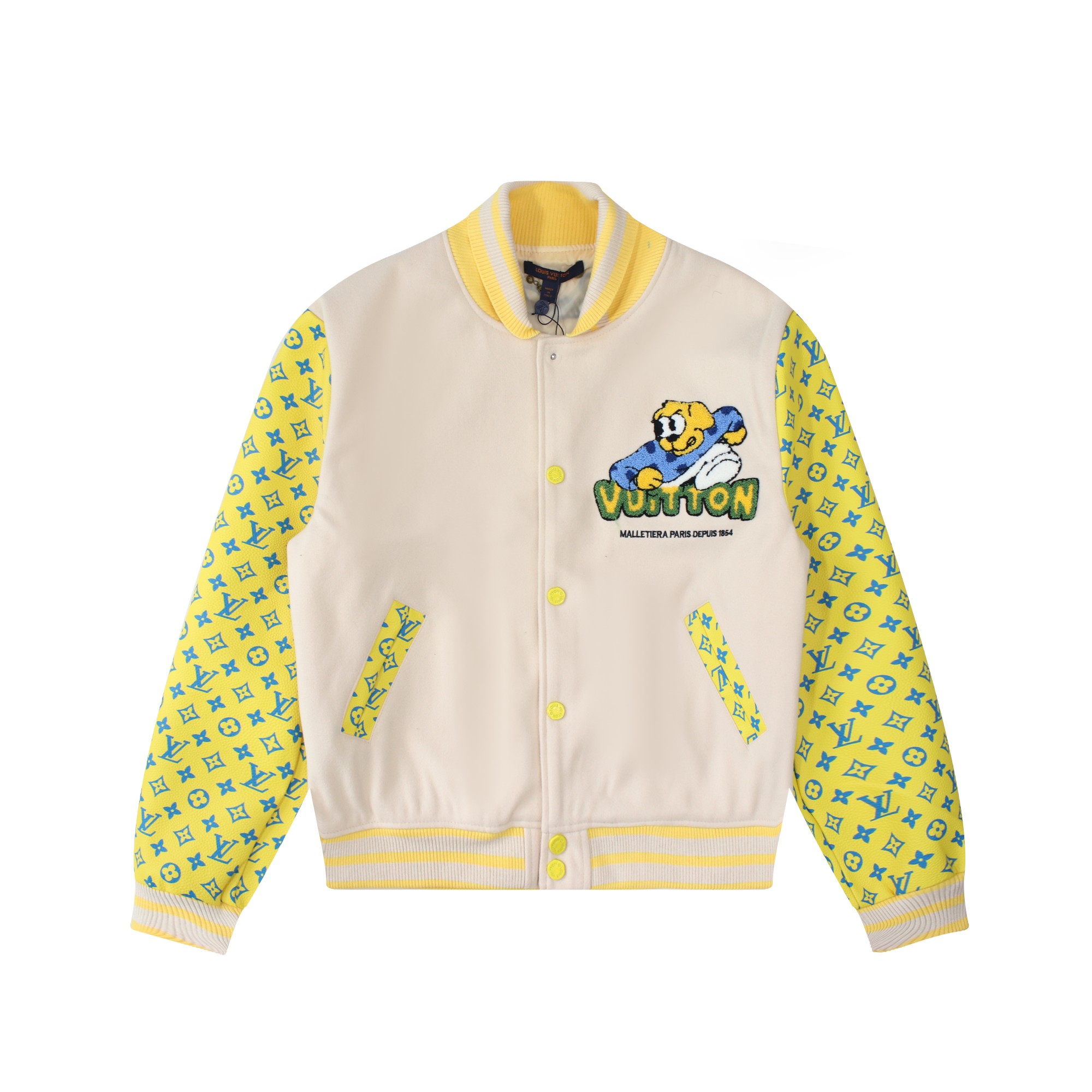 LV Color contrast Logo printed baseball uniform - cnluxepick