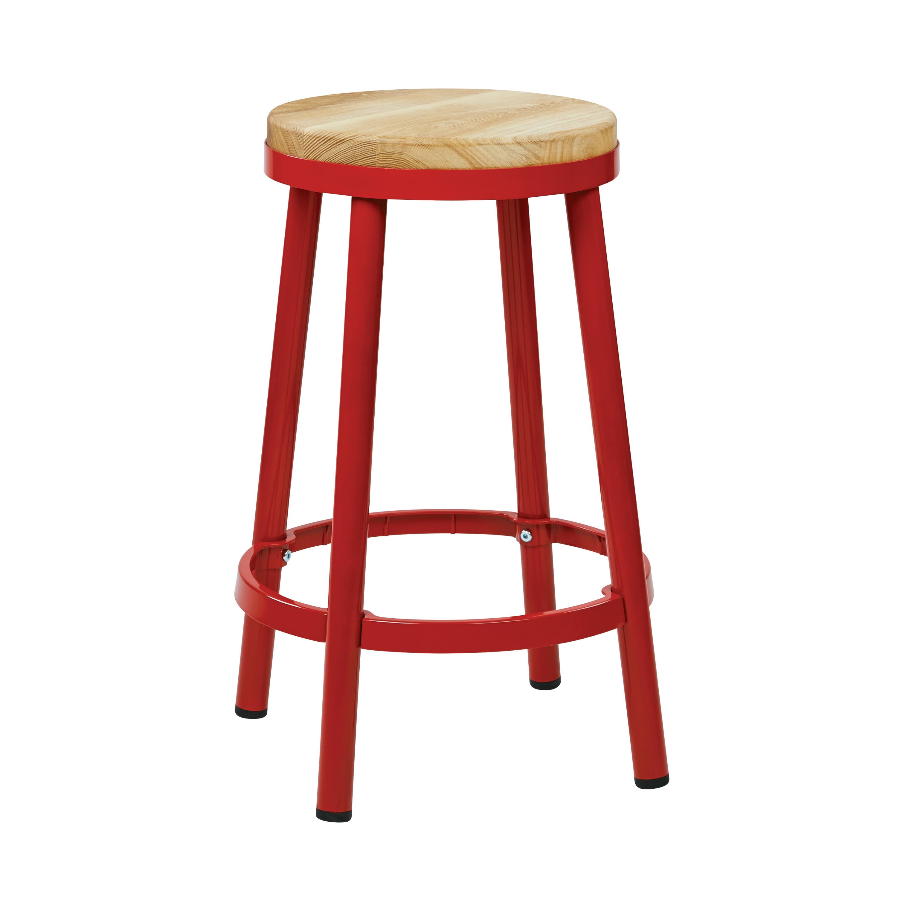 Bristow 26x22 Metal Backless Barstool - Mint