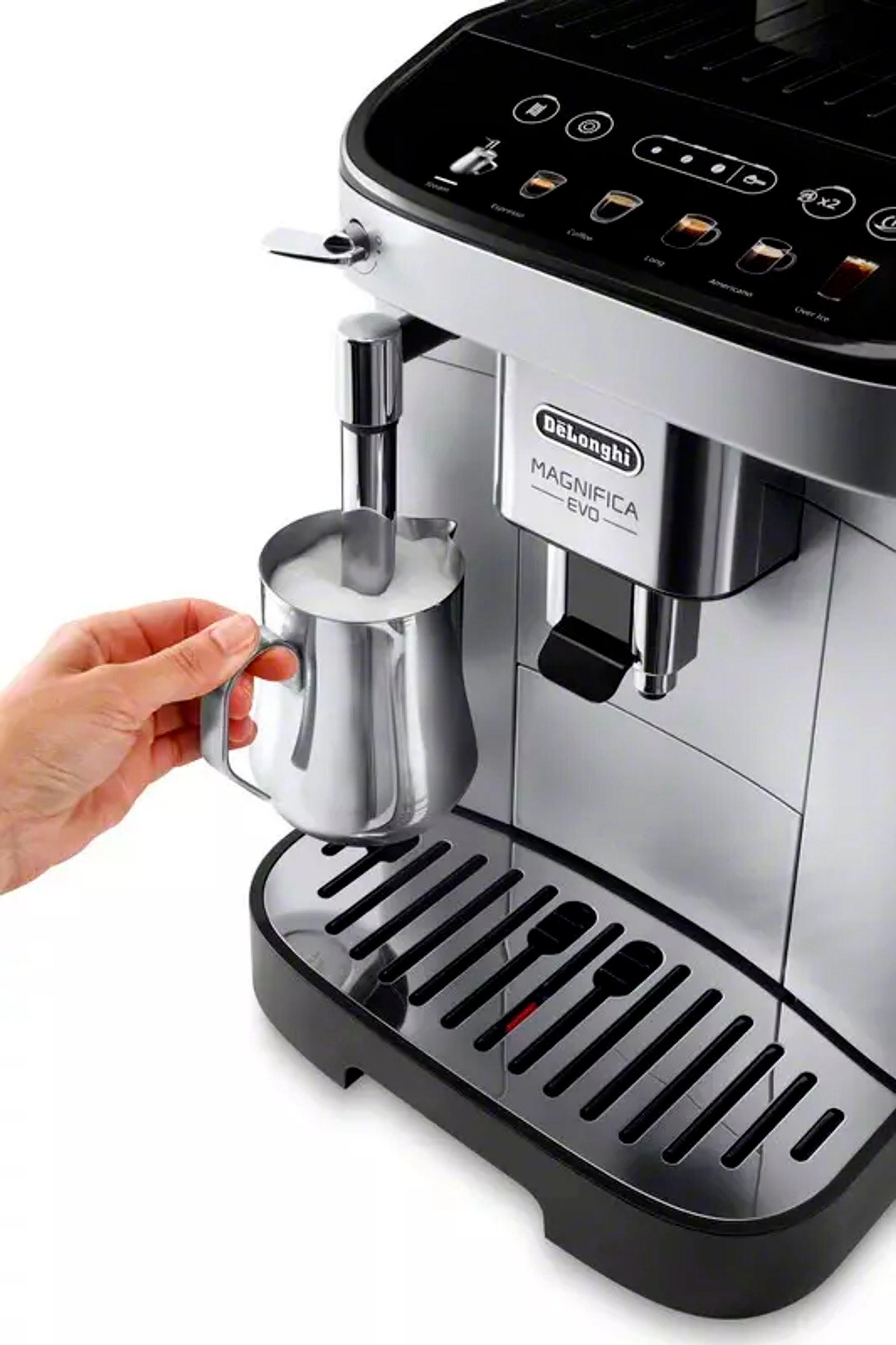 De'Longhi - Magnifica Evo Coffee and Espresso Machine - Silver