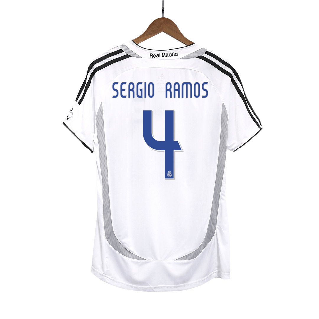 Retro Soccer Jersey SERGIO RAMOS #4 Real Madrid Home 2006/07